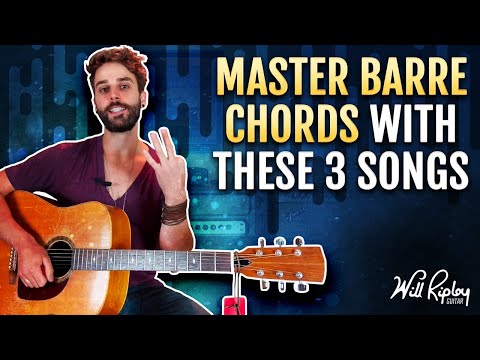 3 Easy Barre Chord Rock Songs