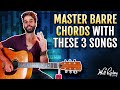 3 Easy Barre Chord Rock Songs