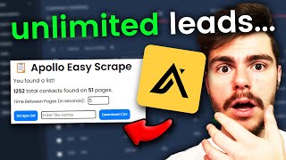 How I Scrape UNLIMITED Leads From Apollo.io for FREE Updated 2024