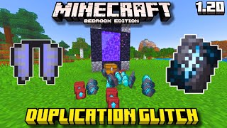 Minecraft Bedrock 1.20 DUPLICATION GLITCH! (Xbox, Switch, Playstation, MCPE, PC)
