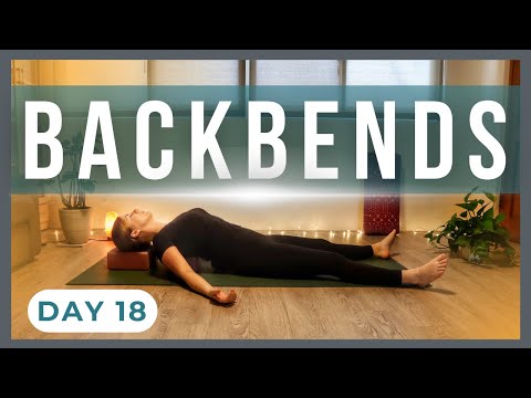 Yin Yoga Backbends | Relaxing Deep Back Stretch | Bedtime Yin Yoga Challenge Day 18