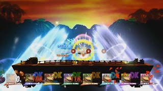 SSB4 Donkey Kong Final Smash 8 Players!