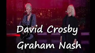 David  Crosby + Graham Nash - Taken At All  11-8-11 Letterman