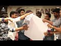 Kalisunte Song Poster Launch By Fans At Rajahmundry Allu Sirish Anu Emmanuel Nov 4th Release
