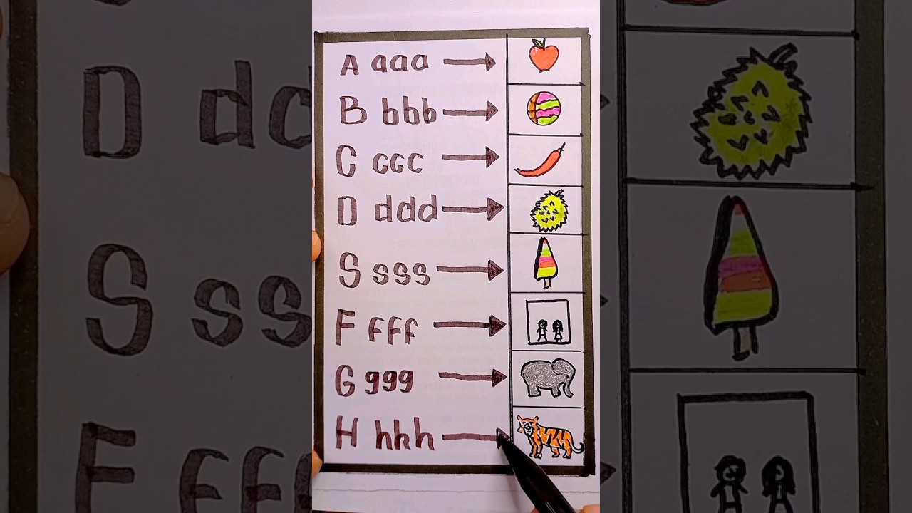 Belajar huruf besar dan Huruf kecil pakai simulasi #shorts #shortsvideo #education #reels