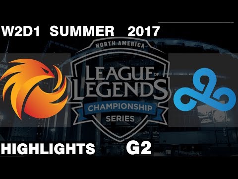 P1 vs C9 | Game 2 | HIGHLIGHTS | NA LCS SUMMER 2017 | Phoenix1 vs Cloud9