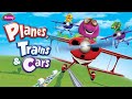 Barney Planes Trains Cars 2012