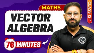 Vector Algebra in 76 Minutes | Class 12th Maths | Mind Map Series