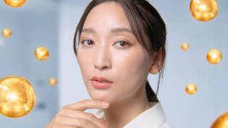 杏が見せる“ハリつや肌”　美容成分に包まれうっとりとした表情も　「アクアレーベル スペシャルジェルクリーム EX」新TVCM『クリーム美容液』篇