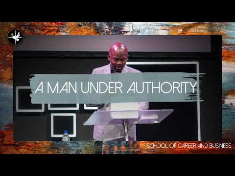 A Man Under Authority | Pastor Emmanuel Adewusi | CCCG