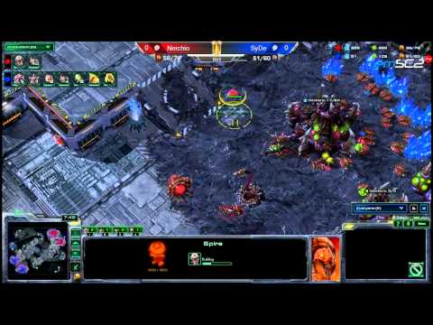 ZvZ Nerchio vs Syde Daybreak Starcraft 2 HD polski komentarz