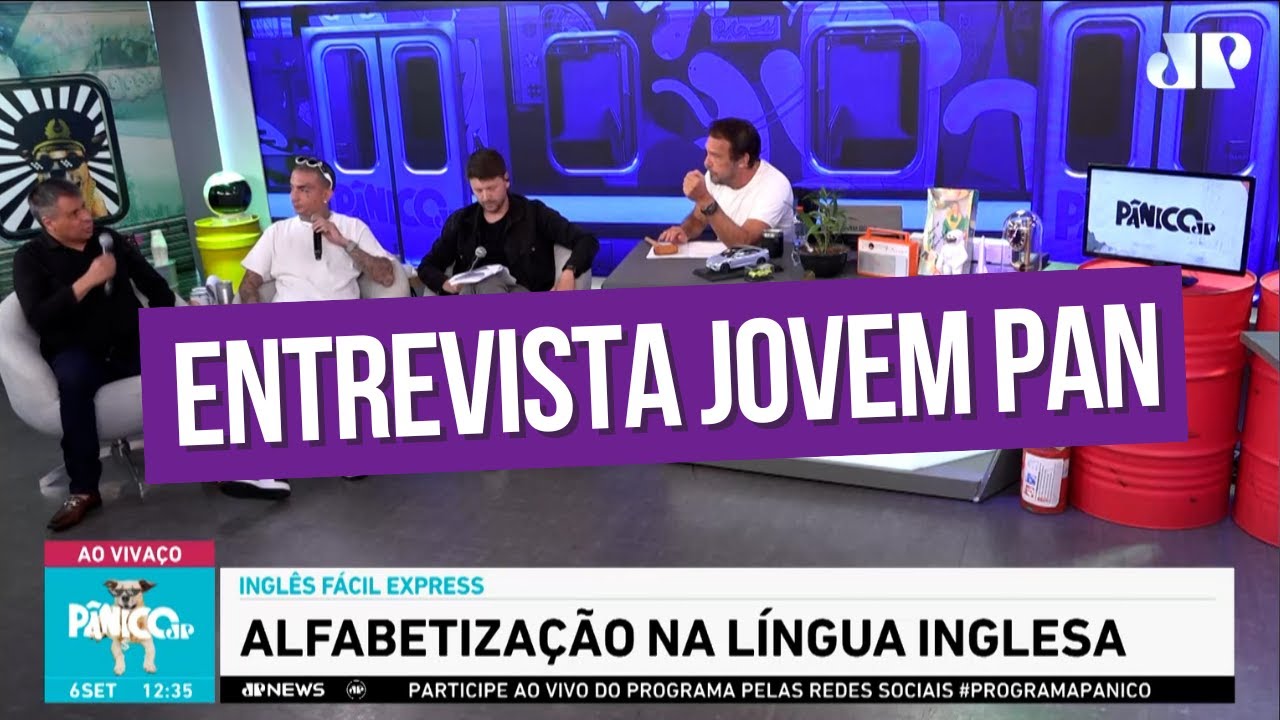 Entrevista Jovem Pan - Alfabetização na Língua Inglesa