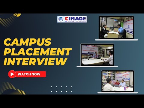 A Glimpse of Campus Placement Interview held at CIMAGE College