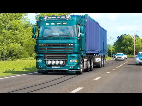 DAF XF 105 Midlift - Transporting Used Plastics - Euro Truck Simulator 2