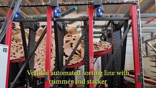 Vertikálna automatizovaná triediaca linka