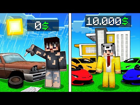 ARABA SATARAK MİLYARDER OLDUM 😱 - Minecraft