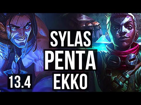 SYLAS vs EKKO (MID) | Penta, 400+ games, 25/5/2, Dominating | EUW Diamond | 13.4