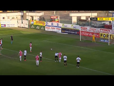 SESTŘIH: Pardubice - Sparta 2:2 21.4. 2021