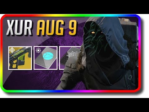Destiny 2 - Xur Location, Exotic Armor Random Rolls & Xur Bounty "The Colony" (8/9/2019 August 9) Video