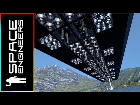 Building A Giant Ship - Space Engineers