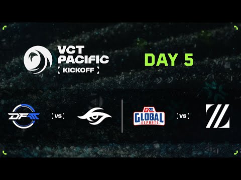 TS vs DFM / ZETA vs GE - VCT Pacific - Kickoff - Middle Bracket R1 - Day 5