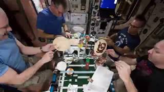 Pizza Night on the Space Station!