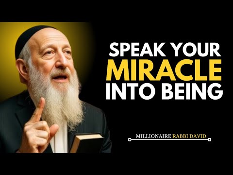 SPEAK YOUR MIRACLE INTO BEING"MILLIONAIRE RABBI DAVID
