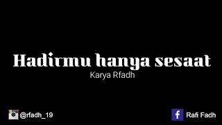 Download lagu Hadirmu Hanya Sesaat - Musikalisasi Puisi (tanpa vokal) mp3