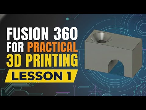 Fusion 360 per la stampa 3D pratica Lezione 1 #fai-da-te