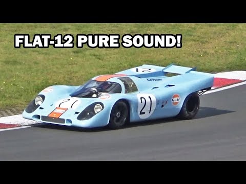 Porsche 917K Amazing Flat-12 Sound!