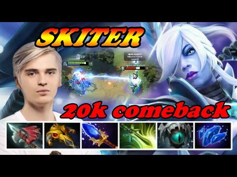 Skiter Drow Ranger intense 20k comeback anti-healing build | Giveaway | Dota 2 Pro Gameplay