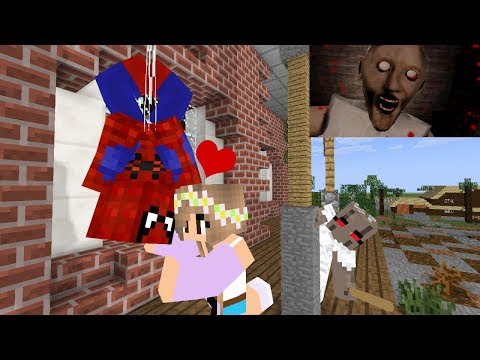 Monster school : GRANNY vs SPIDER MAN - Minecraft Animation