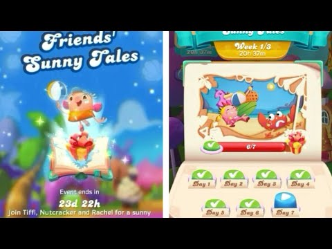 Sunny Tales Levels 1 to 7 | Candy Crush Friends Saga |
