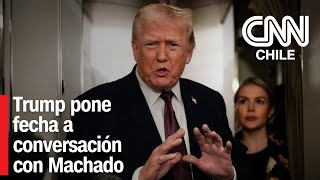 Donald Trump y María Corina Machado se reunirán este jueves tras crisis en Venezuela