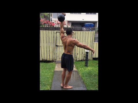 62 lbs. Alternating Kettlebell C&J (front/back) - age 52, November 24, 2020