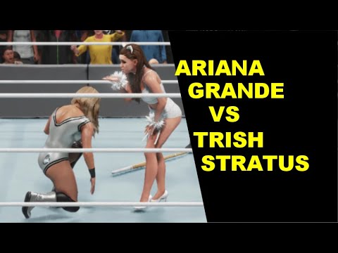 WWE 2K19 Trish Stratus vs Ariana Grande - Knockout Match
