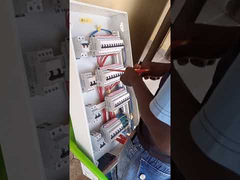 câblage de coffret électrique