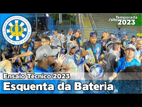 Vila Isabel 2023 | Esquenta da Bateria - Ensaio Técnico | Samba ao vivo - #ET23