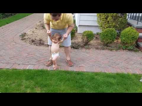 When baby meets grass