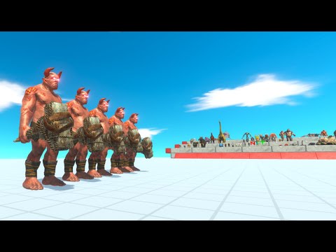 5 rage ogre lord vs Factions animal revolt battle simulator