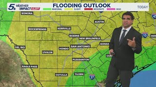 Slight risk of flooding Friday afternoon, Heat Advisory in effect | KENS 5 Weather Impact Forecast