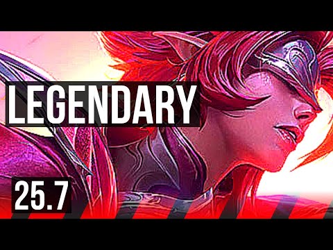 RIVEN vs TRYNDAMERE (TOP) | 7 solo kills, Legendary | EUW Master | 25.7