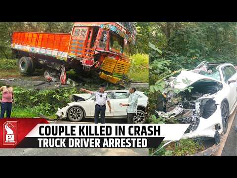 Bengaluru Couple Killed in Car-Truck Collision at Dharbandora