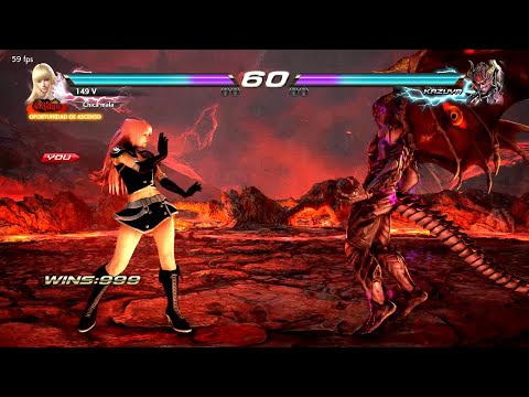 L7 63_7 Lili Rochefort Ryona VS Devil Kazuya - Tekken 7 ( Uchiha x24 ) Gameplay PC RX 570 8G