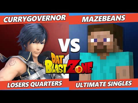 DAT BlastZone 32 Losers Quarters - CurryGovernor (Chrom) Vs. MazeBeans (Steve) SSBU Ultimate