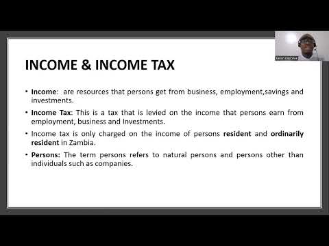 INTRO TO INCOME TAX