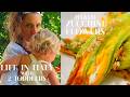 LIFE LATELY Cooking From Our Farmhouse Garden Summer In Italy W Toddlers Stuffed Zucchini Flowers