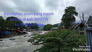 preview picture of video 'Keindahan wisata alam di tengah pemukiman masyarakat. Di kb BIREUN kc SAMALANGA'