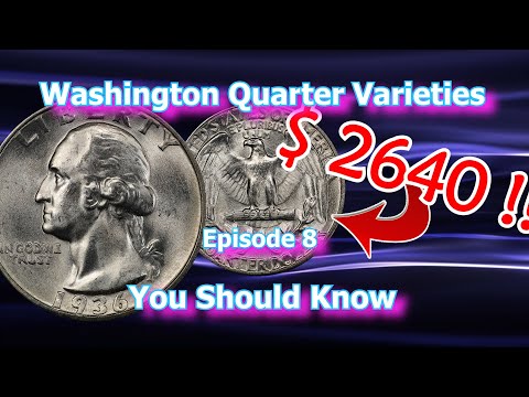 Washington Quarter Varieties You Should Know Ep.8 - 1936, 1943, 1964