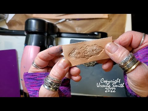Leather Embossing with Polymer Clay